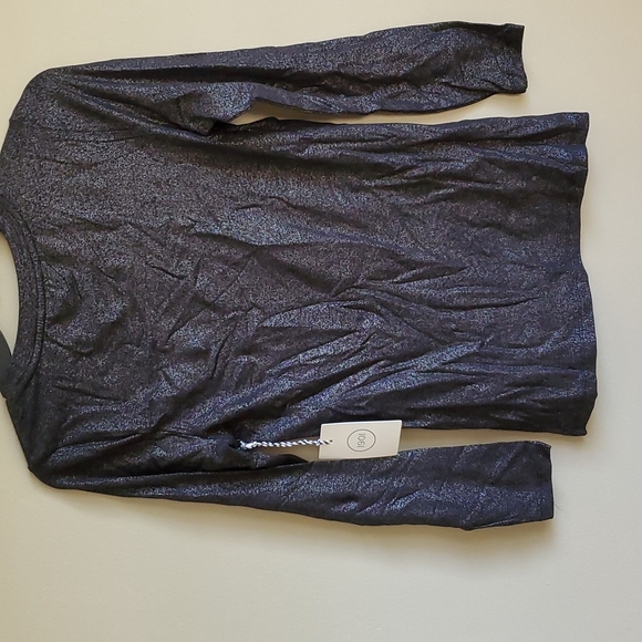 1901 black metallic long sleeve tee - Picture 6 of 6